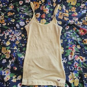 Vintage Hollister Butter Yellow Long Full Length Tank